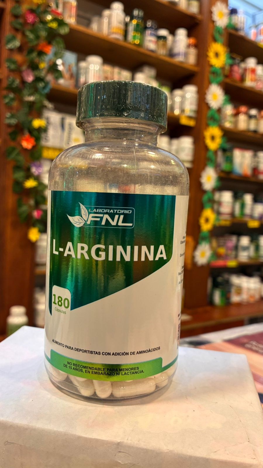 L-arginina 180 Cápsulas