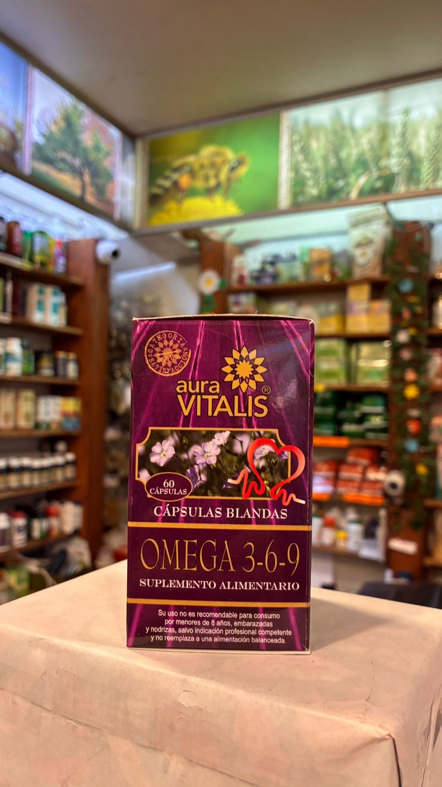 Omega 3 6 9 60 Cápsulas Blandas Linaza Sin Sabor