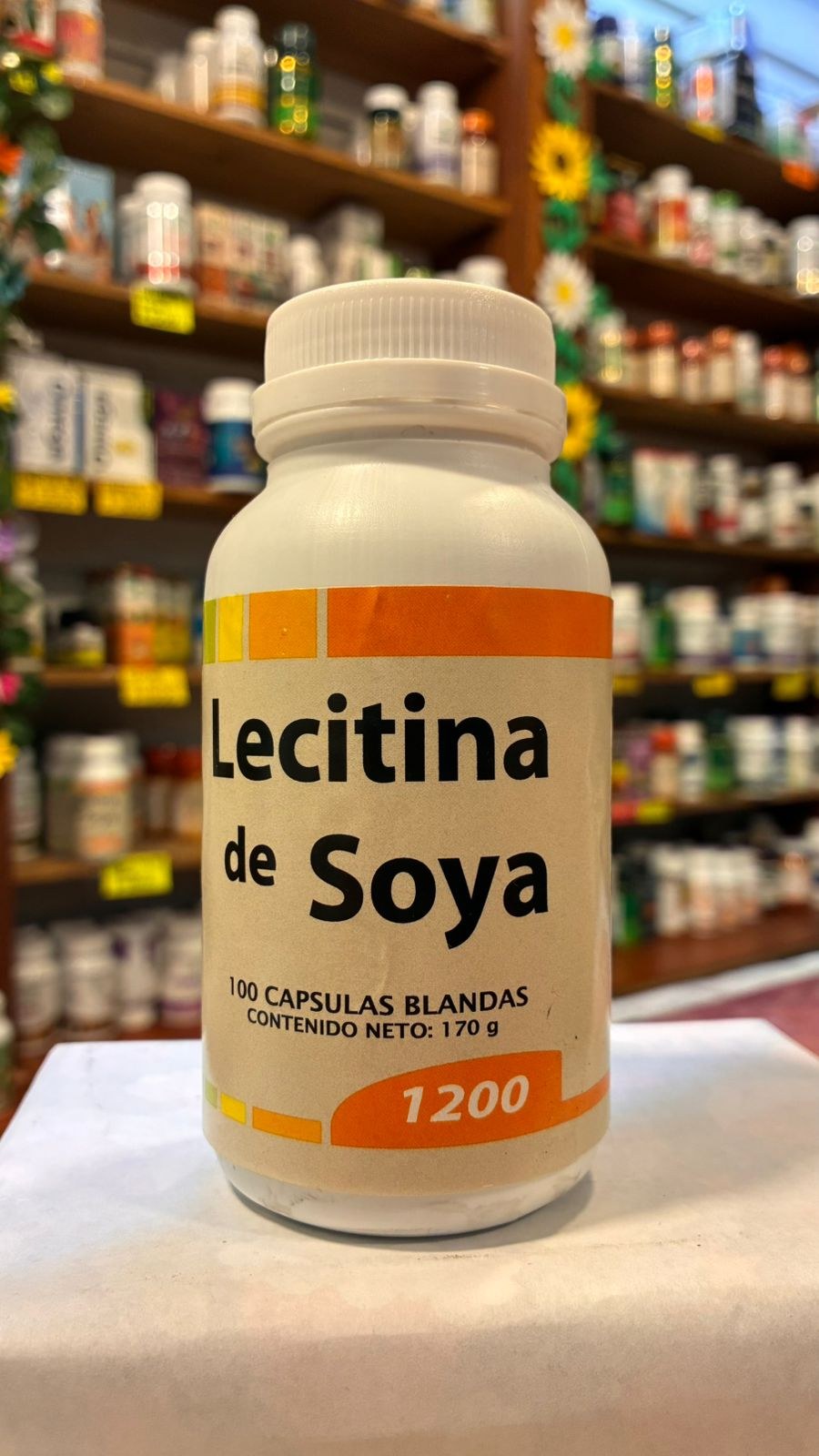 Lecitina de soya 100 cápsulas