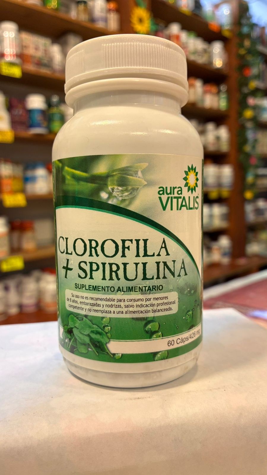 Clorofila + Espirulina 60 Cap