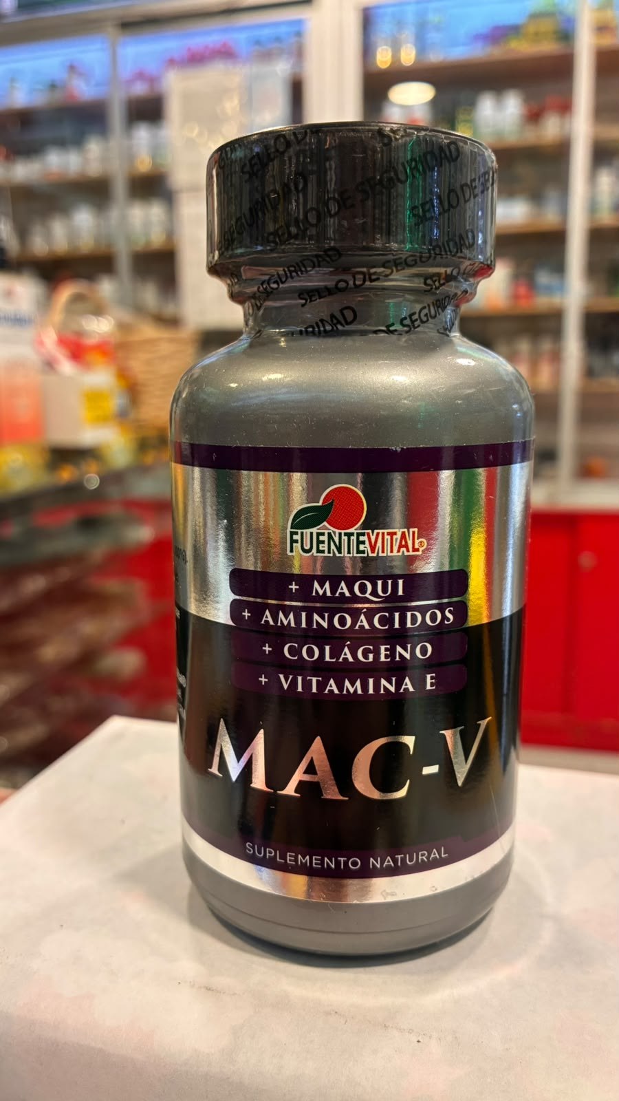 Mac-v Colágeno mas maqui 90 cápsulas